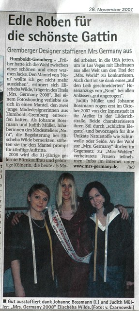 Edle Roben für die schönste Gattin