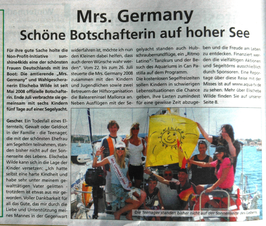 Mrs. Germany – Schöne Botschafterin auf hoher See
