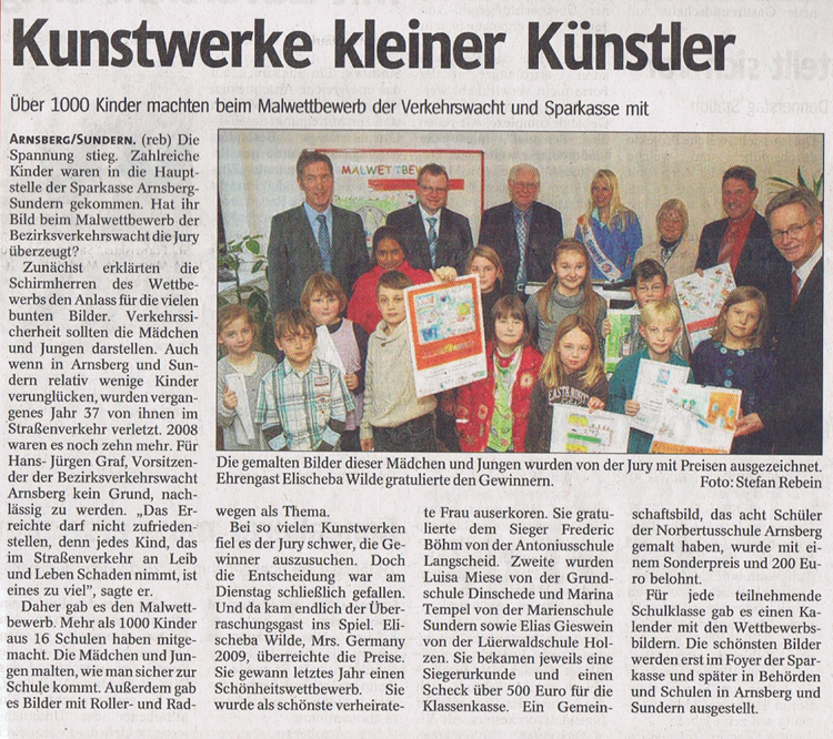 Zeitung Arnsberg, Sundern Februar 2010