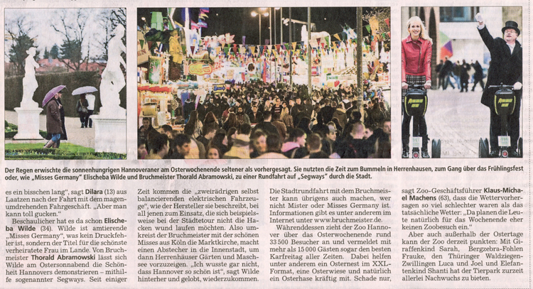 Hannoversche Allgemeine April 2010