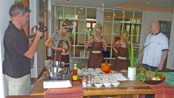 Koch-Challenge im Anantara Resort & Spa Thailand kochen
