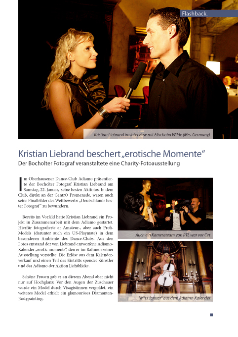 Golden Gala Night Januar 2011, Elischeba als Moderatorin gebucht