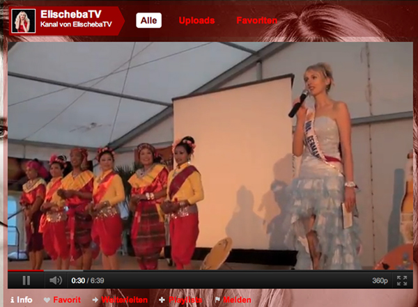 Elischeba führt durch den Gourmet Abend