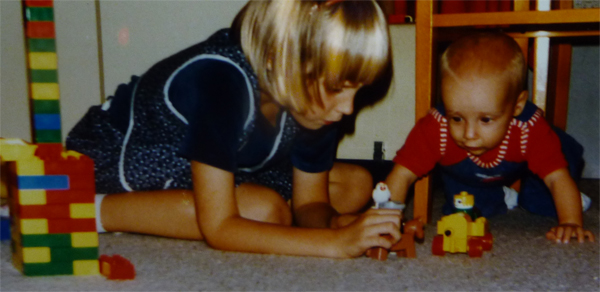 Elischeba und David spielen