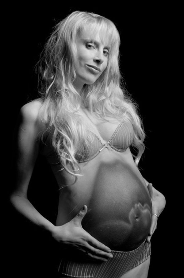 Elischebas Babybauch Bodypainting Shooting