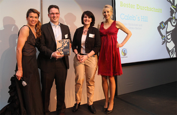 Faitrade Award Elischeba Wilde Anke Engelke calebs hill
