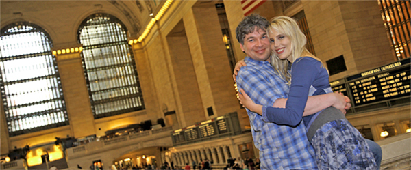 Elischeba mit Pierre in New York