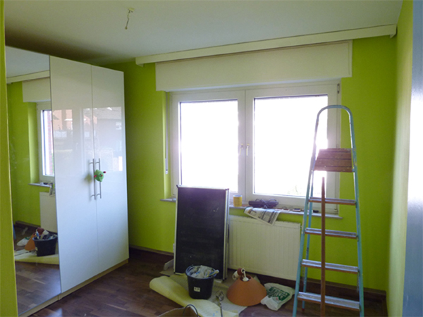 Leons Zimmer im April 2012