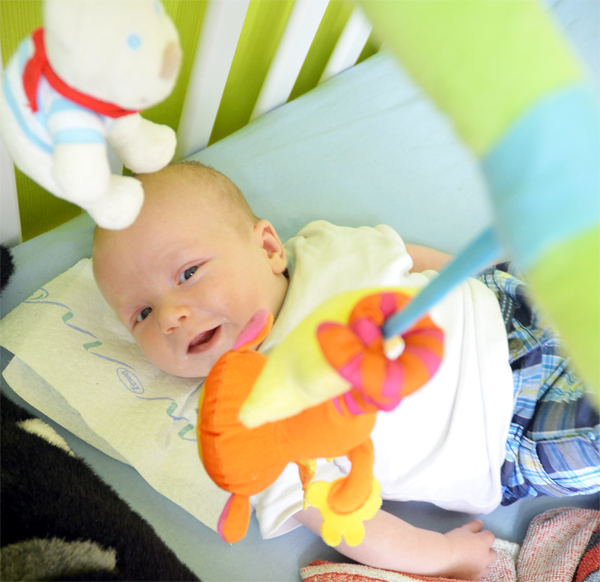 lachen in Woche fuenf