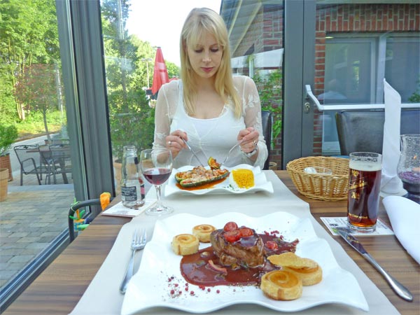Bahnhof Reken - Blick nach draußen