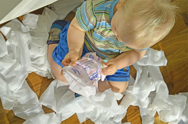 leon beim ausraeumen