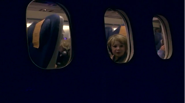Kino an Board eines KLM Flugzeugs - Screenshot aus dem Video KLM_2