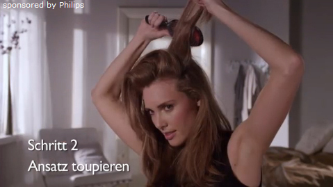 Schritt 2: Ansatz toupieren Philips_2