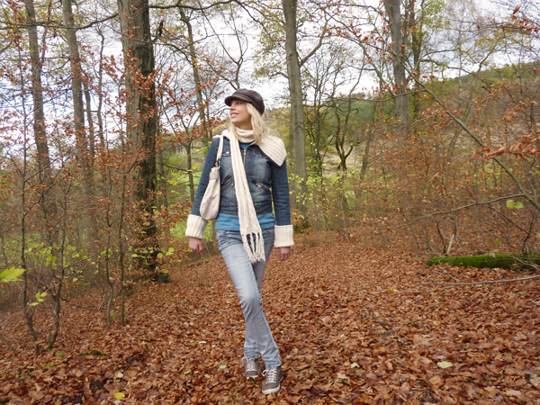 Mein heutiges November Outfit beim Waldspaziergang