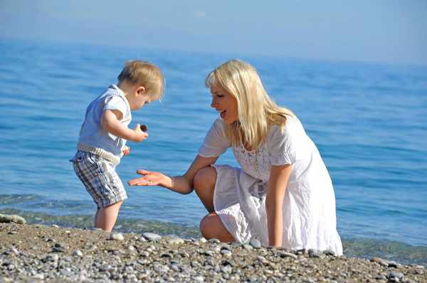 Elischeba und Leon am Meer