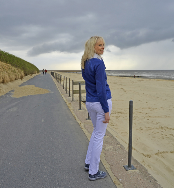 Elischeba in Cuxhaven im Regen