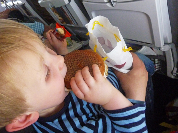 essen im flieger