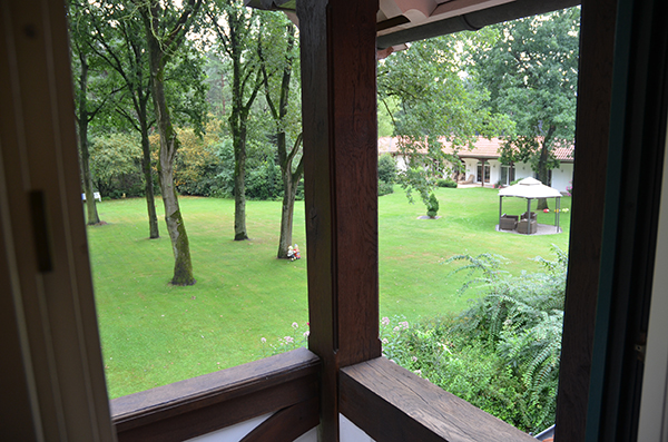 Ausblick vom Balkon