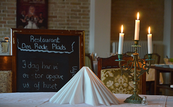 Kerzen im Restaurant