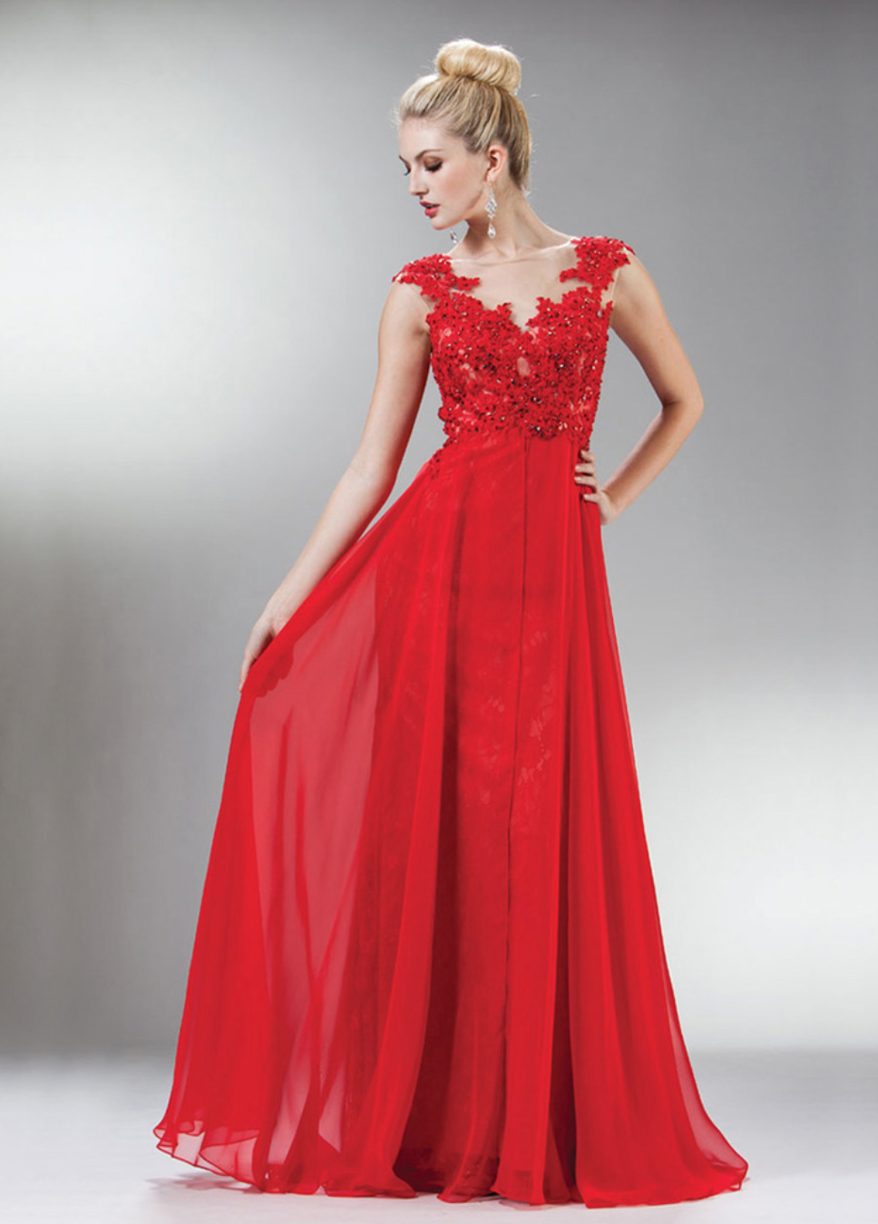 rotes Kleid