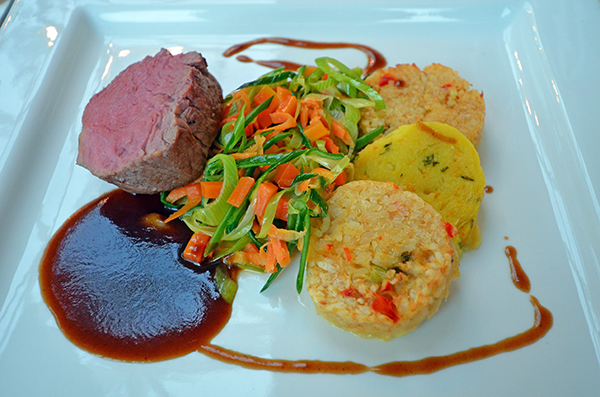 Dinner im Bioschlosshotel