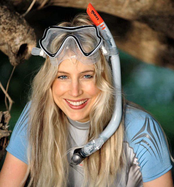 Elischeba mit Schnorchel