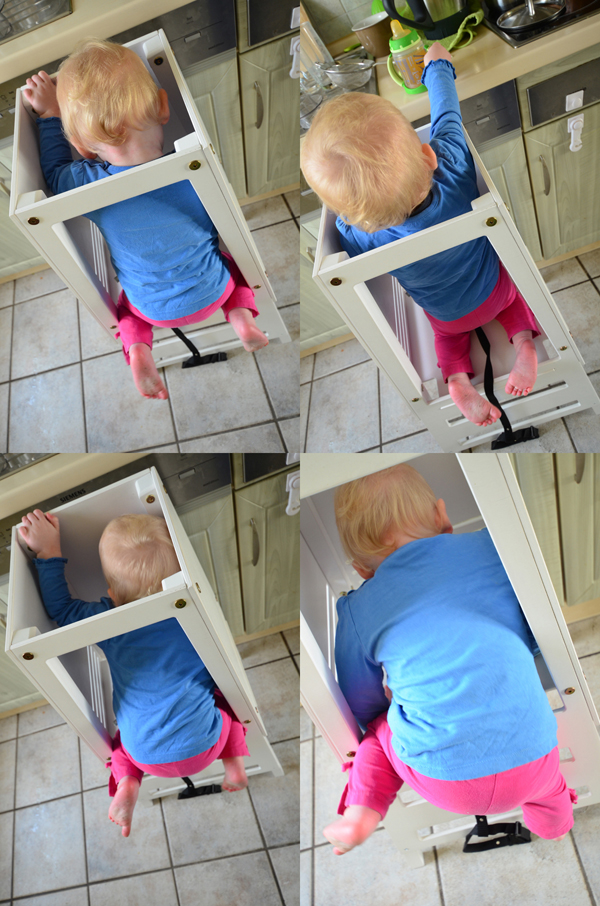 Emily erklimmt den kidztower