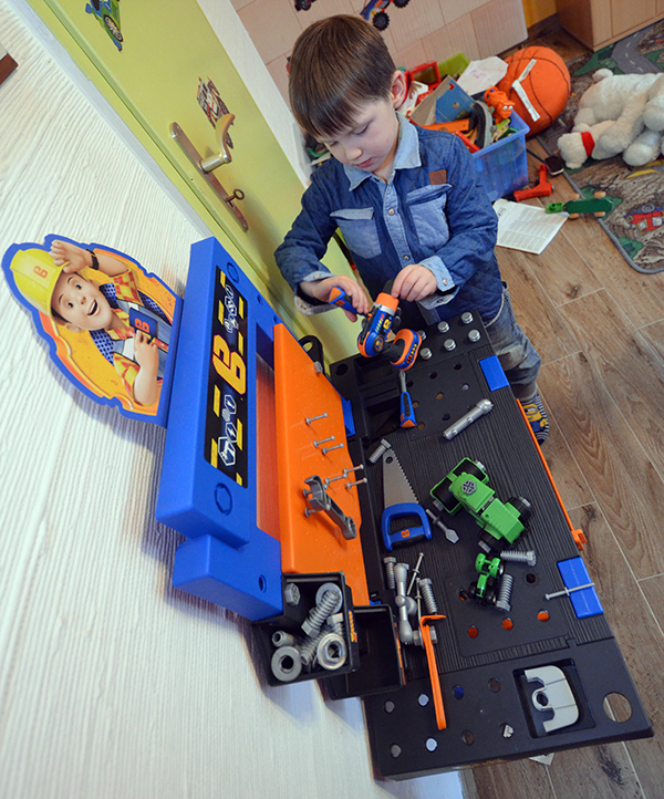 Werkbank fuer Kinder