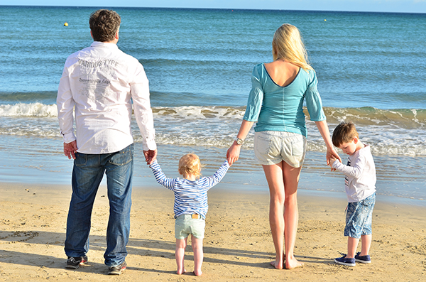 Family Shooting am Strand