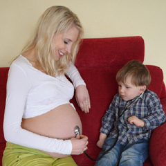 Vorfreude aufs Geschwisterchen