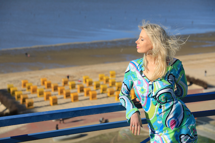Elischeba Wilde - Blick auf den Strand in Cuxhaven - Kamp Hotel