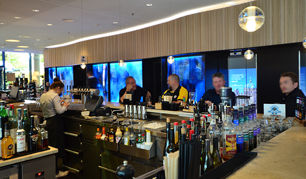 Bar im Scandic Hotel