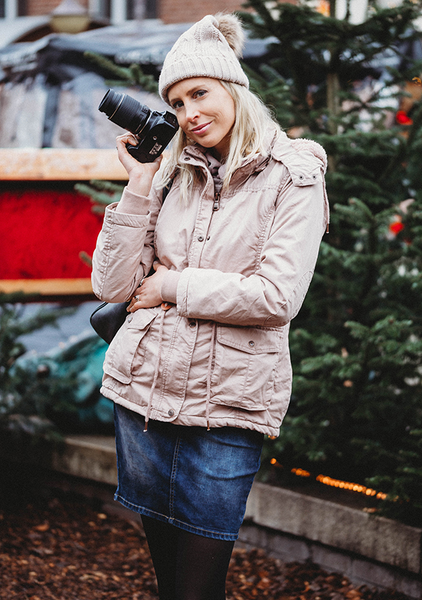Fashion Shooting am Weihnachtsmarkt