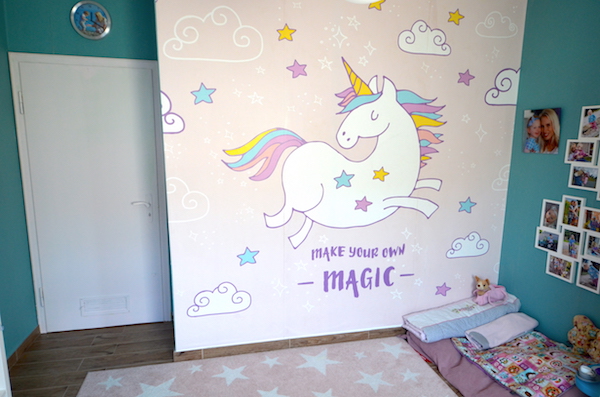 Einhorn Tapete für Mädchen