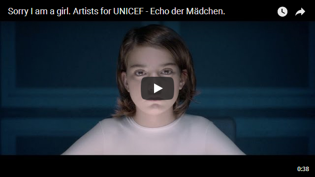Artists for UNICEF - Sorry I am a girl