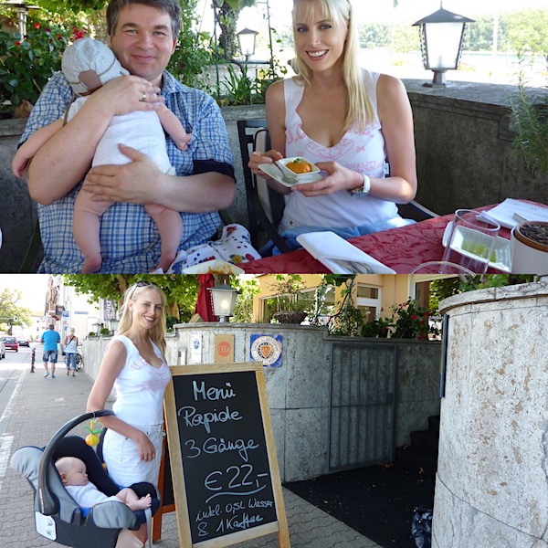 Restaurantbesuch mit Baby