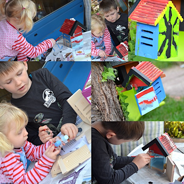 Vogelhaus selber bemalen