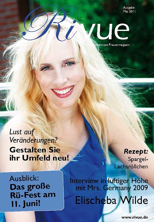 Elischeba Wilde - Cover Rivue Frauenmagazin