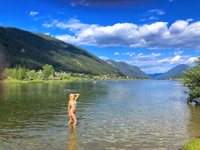 Schwimmen im Weißensee