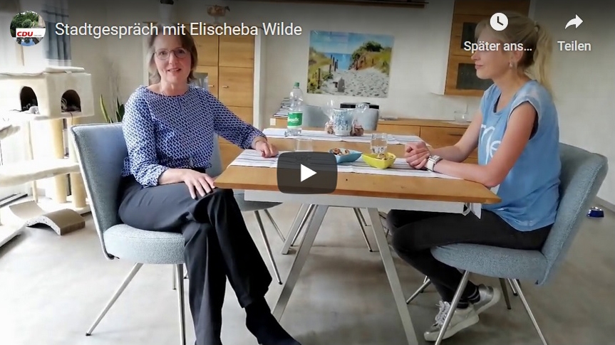 Stadtgespräch mit Elischeba Wilde - CDU Gescher zur Kommunalwahl in NRW 2020