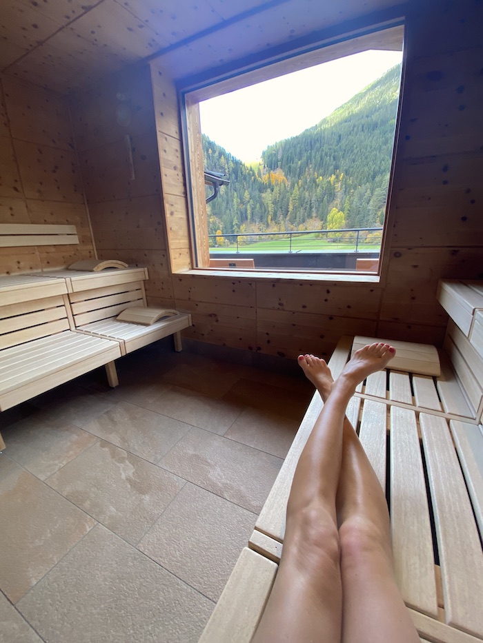 Sauna im Lechquell Hotel Post in Steeg im Lechtal