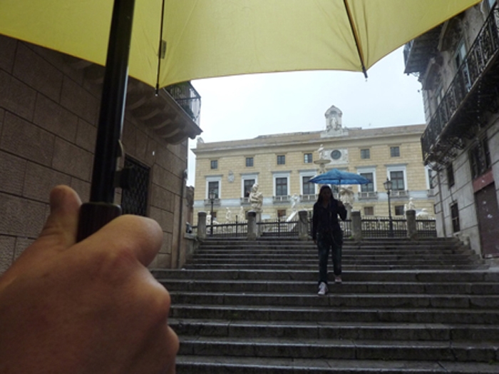 Regen in Palermo