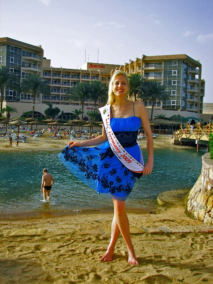 Mrs Germany 2009 Elischeba Wilde im Marriott Beach Resort Hurghada