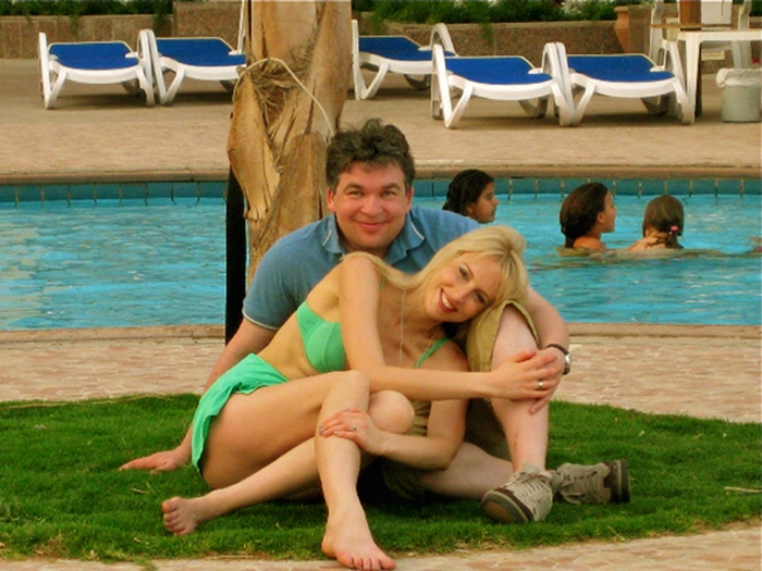 Elischeba und Pierre im Marriott Beach Resort in Hurghada