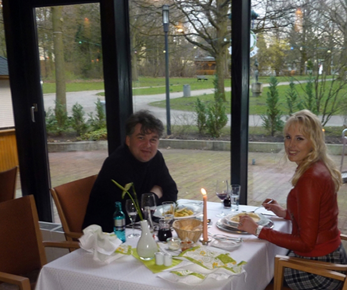 Elischeba und Pierre im Queens Hotel am Tiergarten in Hannover