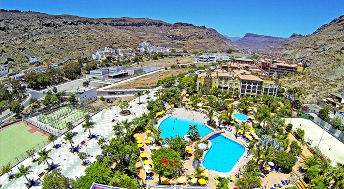 Hotel Cordial Mogan Playa auf Gran Canaria von oben