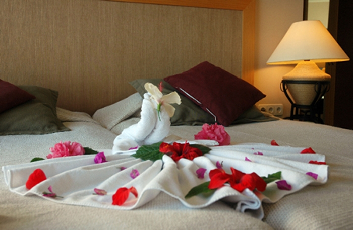 Bett - Romantik - Rixos Hotel Bodrum Türkei