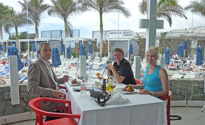Lunch mit Hoteldirektor Urs Röhrig - Marina Suites