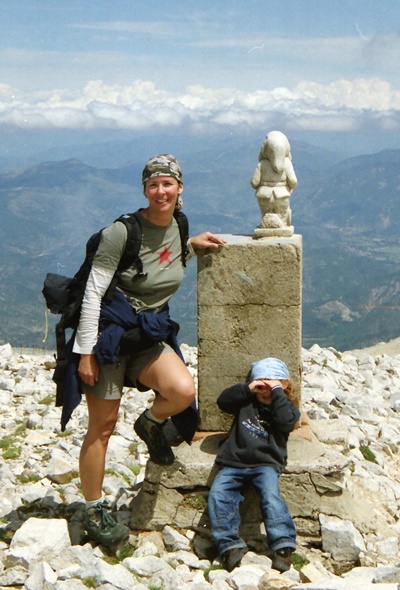 Gipfelfoto am Mont Ventoux - Frankreich 2002 - we2ontour