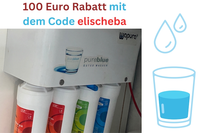wapura Wasserfilter - pureblue - Rabattcode elischeba